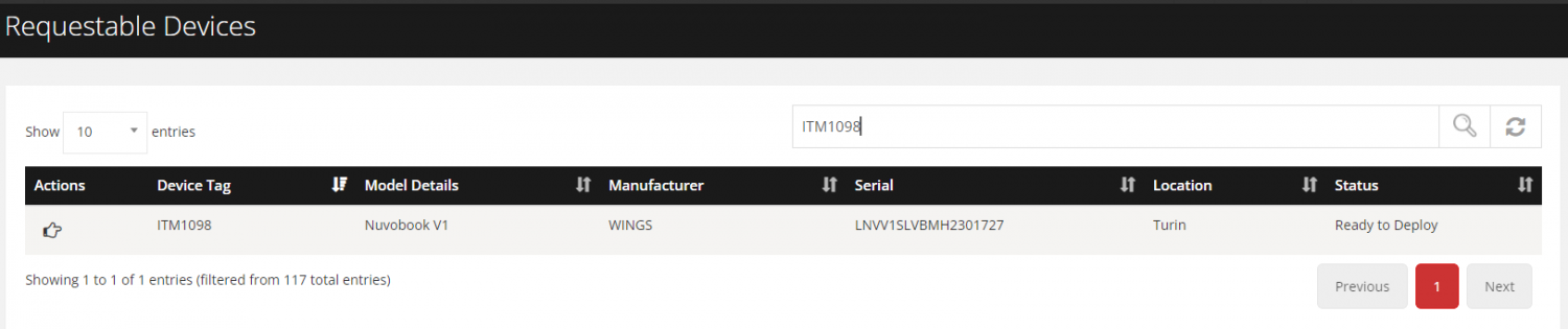 How to add a Requestable Device | ITM DOCS