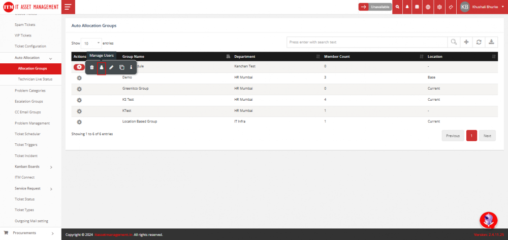 How to Setup Auto Allocation | ITM DOCS