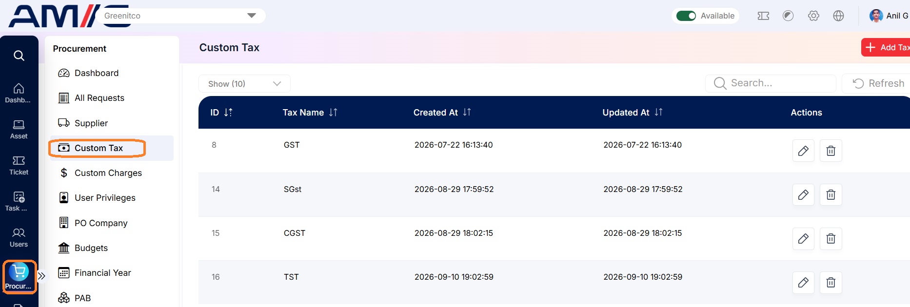 Config/Custom-Tax/CustomTax-List
