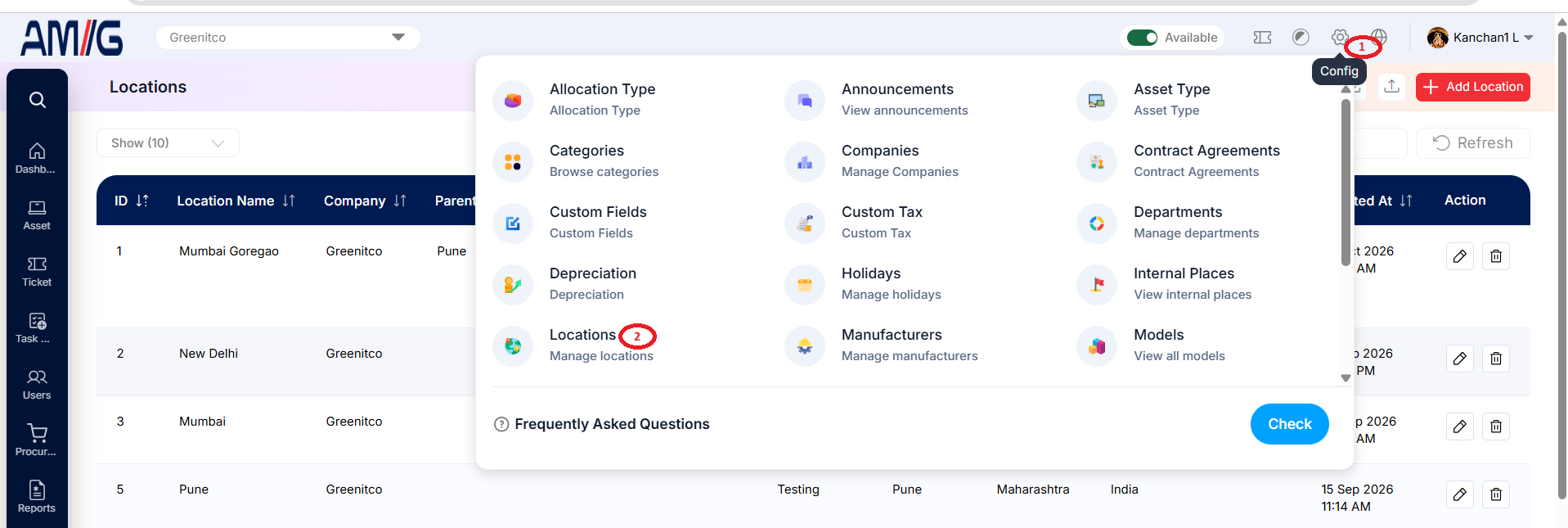 Location Navigation Model