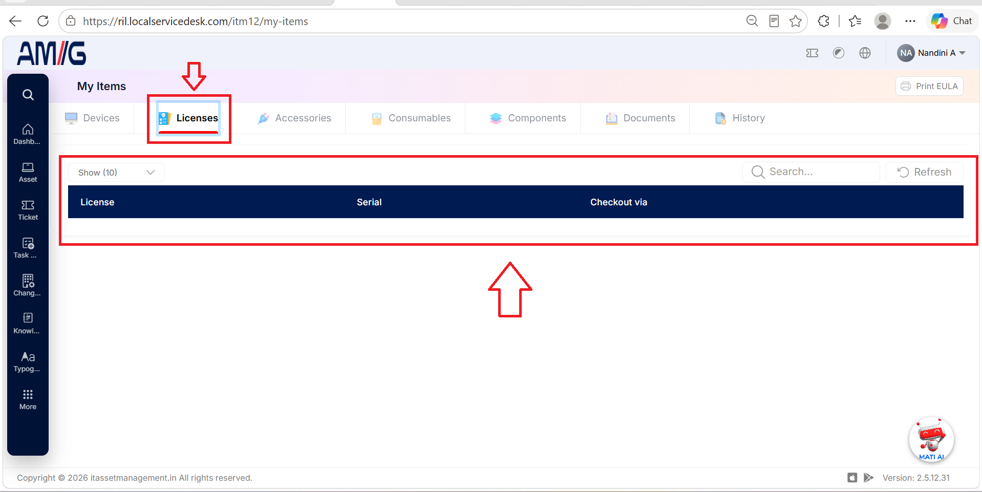 MyLicenses