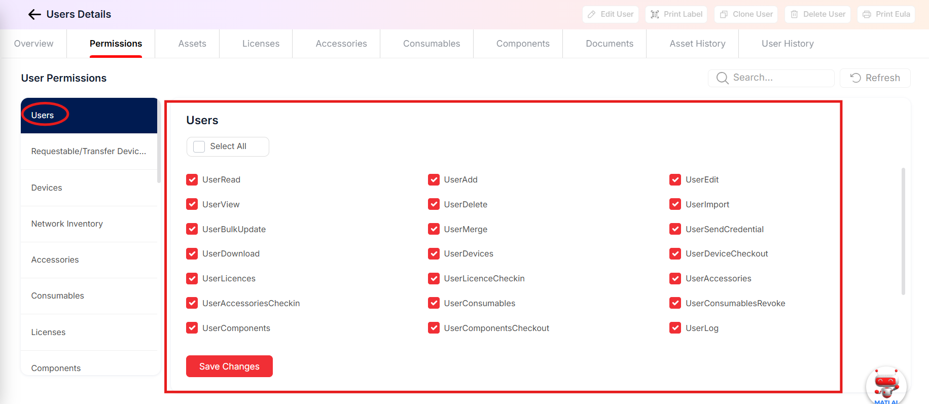 UserModulePermission