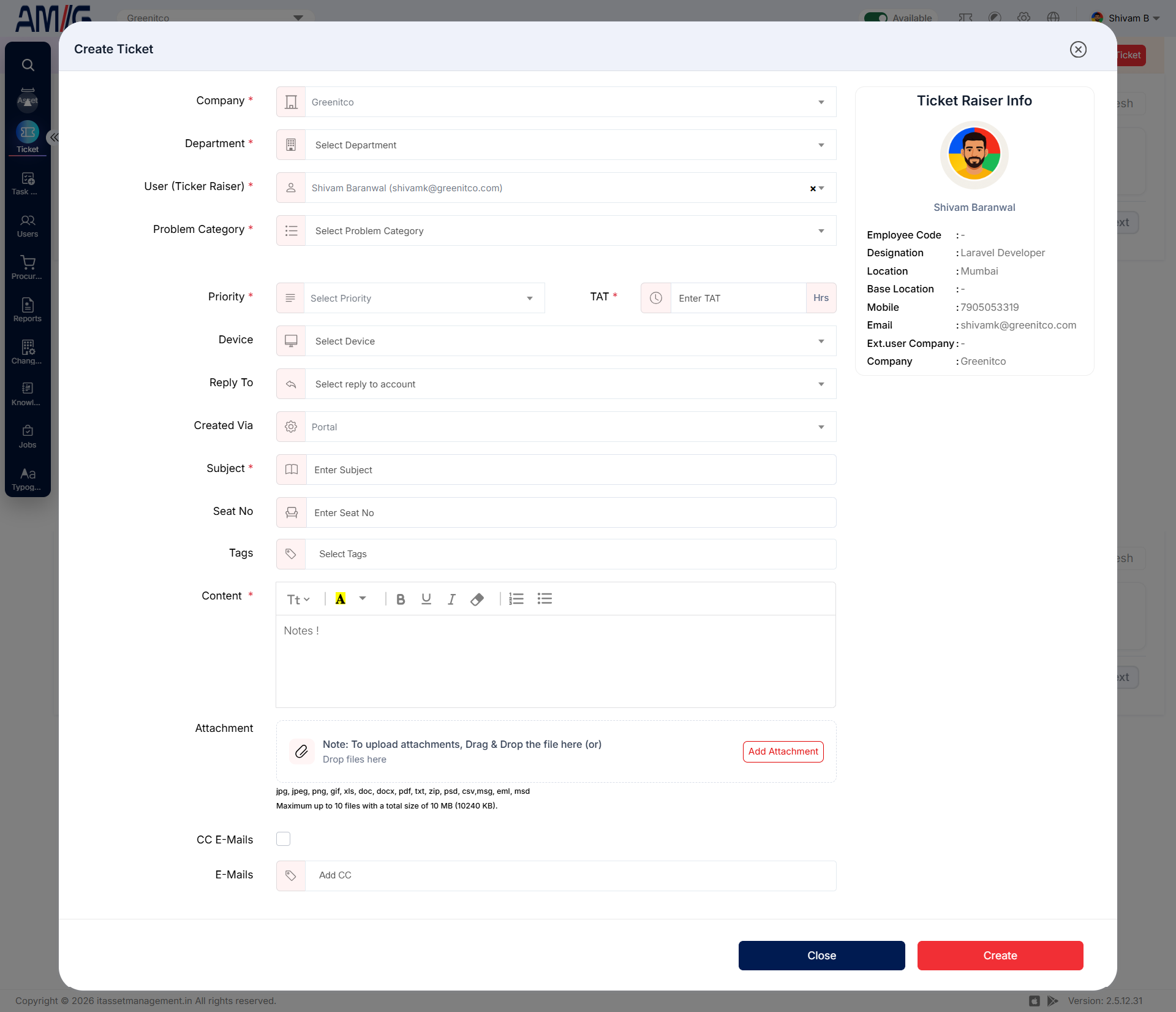 My Approvals · Administrator · ITM Documentation