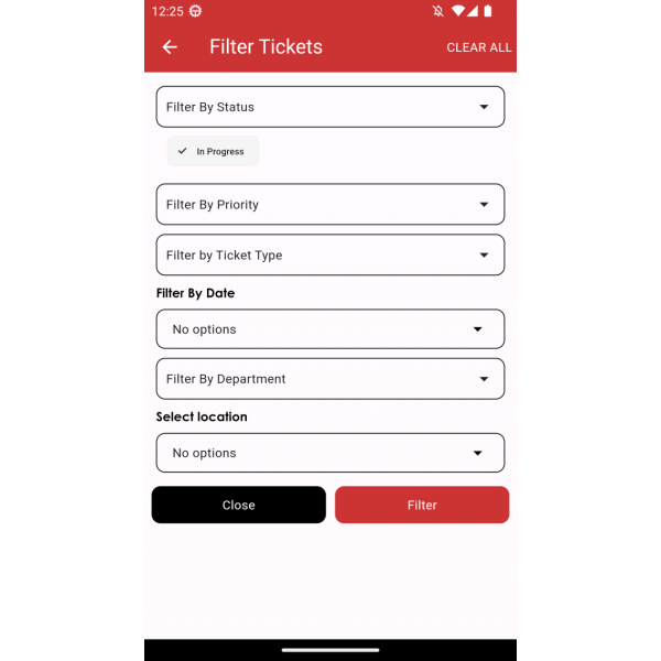 Filter screen