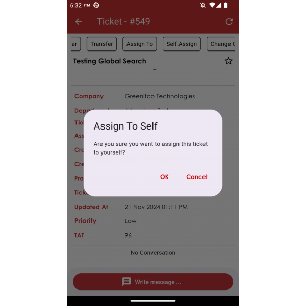Self assign
