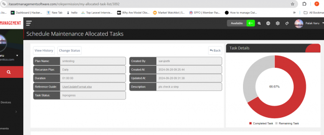 Task details