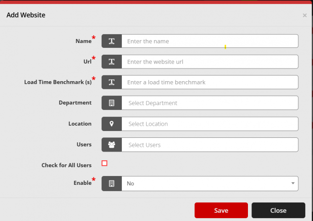 Add website