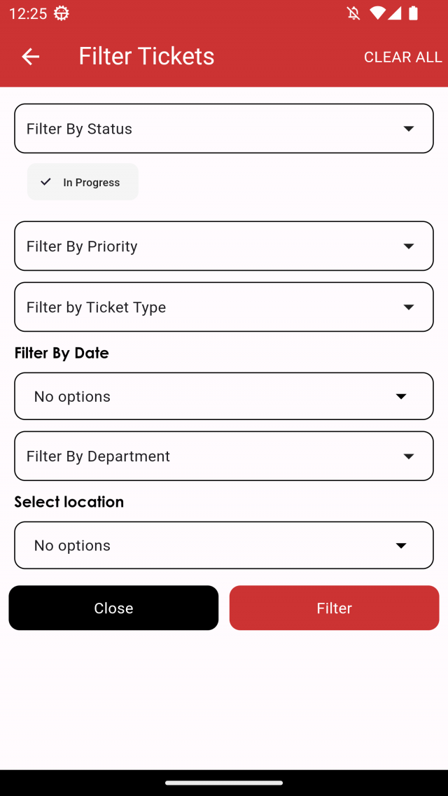Filter screen