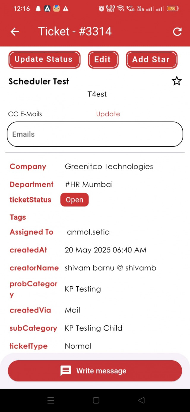 Ticket info