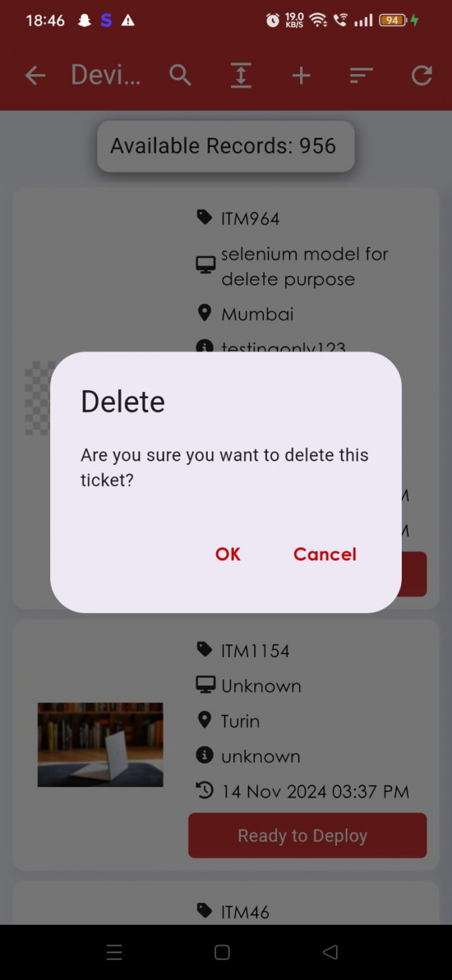 Delete device1