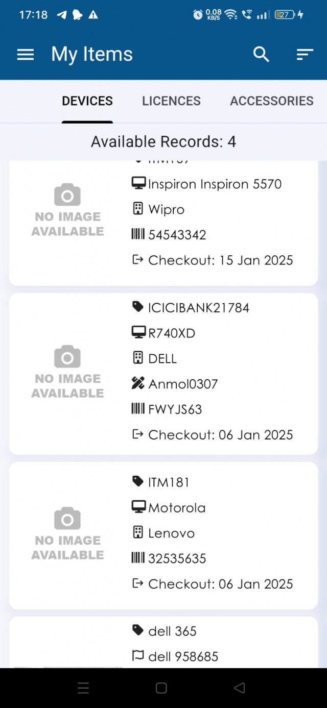 My items