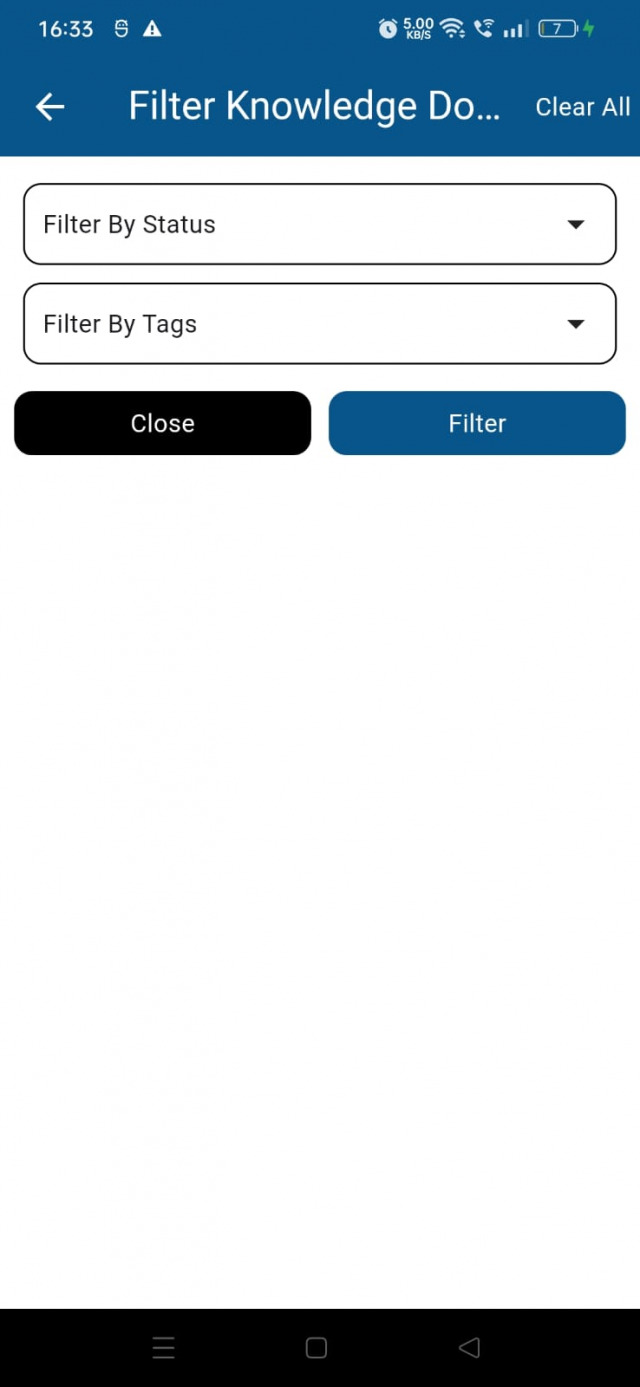 Articles filter