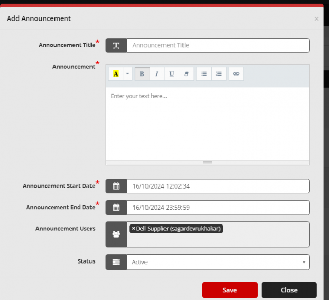 Notificationform