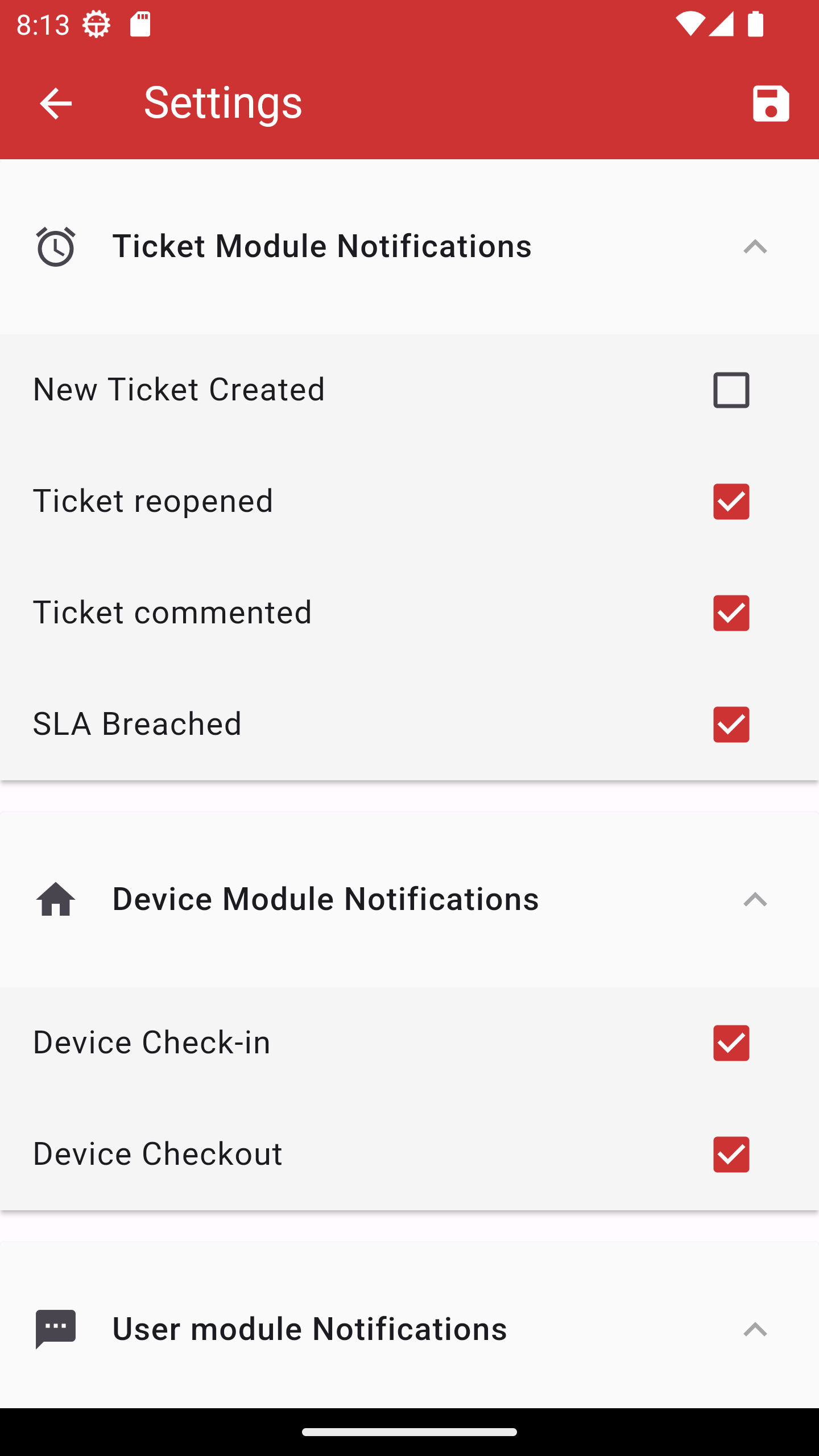 Settings | ITM DOCS