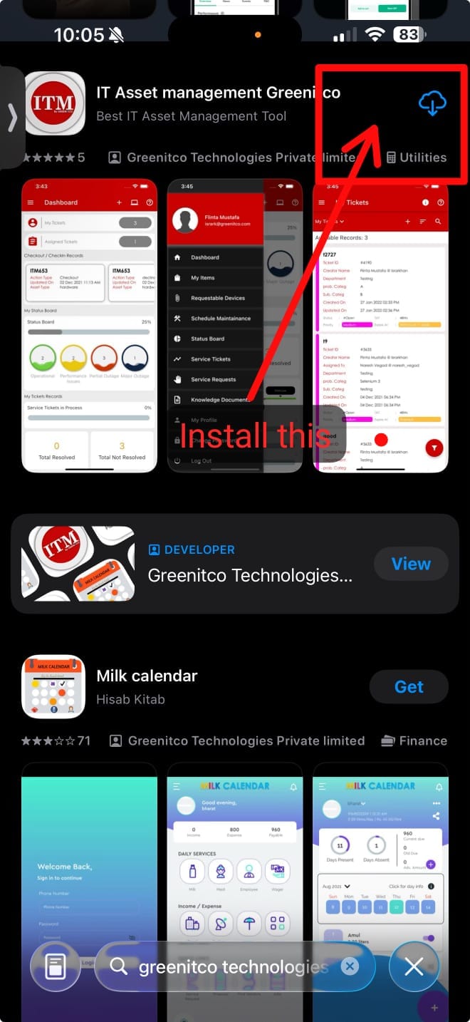ITM iOS App