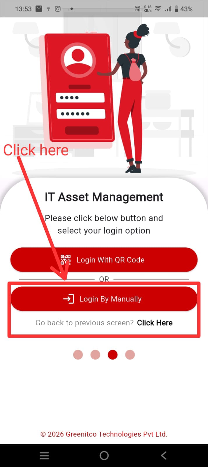 Login Manually
