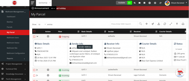 my_parcels my_parcels